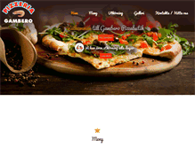 Tablet Screenshot of pizzabutikgambero.se